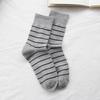 Meias femininas clássicas listradas meias mid-calf japonês outono e inverno Novo estilo preppy moda moda moda meias atacado