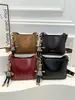 Bolsos Retro de Gama Alta para Mujer, Nuevos Bolsos de Hombro Maillard de Moda Tendencia, Bolsos Cubo Tote Cruzados Populares de Este Año