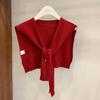 Bufanda Roja de Año Nuevo Bufanda de Año Nuevo para Mujer Otoño e Invierno con Lana Navidad Tejida Estilo Coreano Bufanda Cálida para Pareja Regalo para Estudiante