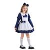 Ropa Infantil Europea y Americana 2026 Disfraz Azul de Sirvienta Alice Vestido de Princesa Estilo Pastoral para Niñas Vestido de Granja Disfraz de Actuación