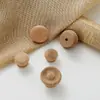 Manija Redonda Dorada para Gabinete de Agujero Único Pequeña Redonda de Cobre Tipo Hongo Madera Maciza Cajón Tronco de Madera Estilo Japonés