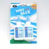 Fabricante Personalizado 40ml Pegamento Blanco Paquete Múltiple Empaque Blíster Tarjeta Blíster Hecho a Mano DIY Pegamento de Látex Blanco para Carpintería