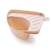 Estante Triangular para Fregadero Cocina Cesta de Almacenamiento con Drenaje Filtro de Residuos de Comida para Fregadero Estante de Almacenamiento para Frutas
