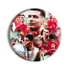 Estrela da Copa do Mundo Ronaldo Messi Acessórios de Futebol Broche Emblema