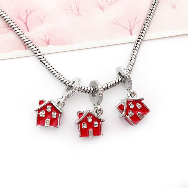 15215-圣诞红色房子挂件11x22-2.4g-0.6-5