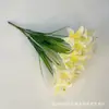 Flor de Lírio de Haste Única Simulada Atacado Decoração de Casa Flor Lírio Flor Artificial