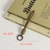 Llavero de cuerda para mochila, mosquetón tejido de nailon, cordón para bolsa, colgante de muñeca colorido, adorno de estrella, cuerda doble