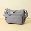 Bolso Cruzado de Nylon 2026 Nuevo para Mujer, Bolso de Hombro Multicapa Ligero, Mochila Pequeña Casual para Madres de Mediana Edad y Mayores