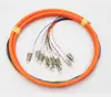 Pacote de 12 Fibras Pigtail Monomodo FC Cabeça Redonda LC Cabo de Patch de Fibra Óptica ST Multimodo Emenda por Fusão Cabeça Quadrada Grande SC de Grau de Operadora Pigtail