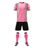 Conjunto de Uniforme de Fútbol de Venta Caliente Transfronterizo, Secado Rápido, Transpirable, Resistente al Desgaste, Camisetas de Manga Corta para Niños y Adultos para Competición y Entrenamiento