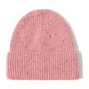 Chapéu Quente Protetor de Orelha Estilo Europeu e Americano para Outono e Inverno, Chapéu da Moda para Circunferência Craniana Grande, Chapéu Unissex Espessado, Chapéu de Lã Tricotado