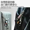 Mochila de Viaje Multifuncional con Hebilla de Ocho, Candado con Cremallera, Hebilla de Ocho, Hebilla de Escalada, Antirrobo Europeo