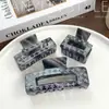 Nuevo Exquisito Clip de Tiburón Pequeño de Acetato con Incrustaciones de Diamantes Mariposa Grande Pinza de Pelo de Moda para la Parte Posterior de la Cabeza
