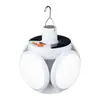 Luces de Fútbol Solares, Luces LED de Bombilla para Exteriores, Luces Solares para Camping, Luces para Puestos del Mercado Nocturno, Luces de Ahorro de Energía