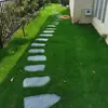 Losa de piedra azul escalones Escalones para césped de patio Almohadillas antideslizantes irregulares para pies Encimeras de piedra para pavimentar el jardín