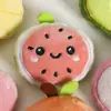 Pingente de pelúcia série frutas, melancia simulada, maçã, abacaxi, broche DIY, acessórios de vestuário, acessórios de bolsa