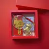 Llavero Colgante Zodiacal Caballo 2026, Llavero Hazte Rico al Instante, Oro Puro 999, Adhesivo para Teléfono Móvil, Cadena para Teléfono Móvil, Regalo Promocional