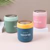 Taza de Desayuno de Acero Inoxidable 304 Taza de Sopa Aislada Japonesa con Tapa y Cuchara Taza Selladora para Leche de Soya Tarro de Sopa Aislado Puede Hacer Dropshipping