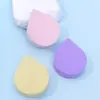 Esponja de Polvo Plana Personalizada con Forma de Gota de Agua, Gruesa y Fina, No Absorbe el Polvo, Se Expande al Exponerse al Agua, Esponja de Maquillaje Transfronteriza, Esponja de Polvo Cushion
