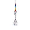 Amor lanterna bola pingente pequena borboleta pingente de cristal contas coloridas pingente enfeites DIY decorações de cristal cortina de contas