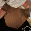 Pantaletas de Hielo de Seda sin Costuras de una Sola Pieza de Cintura Alta para Mujer, Cómodas y sin Marcas, con Tacto Natural y Control de Abdomen