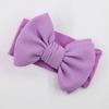 Diadema estampada para bebé europea y americana, accesorios suaves elásticos para el cabello, pañuelo para la cabeza para niños, lazo grande estampado, banda para el cabello de nailon