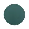 Venta Directa de Fábrica Posavasos Redondo de Piel PU Aislante Manteles Individuales de Mesa de Cuero Estampados Resistentes a Altas Temperaturas Antideslizantes Aislamiento Mat Wholesale Nuevo