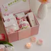Atmosfera artesanal sentindo pequena cera de chá mini fragrância presente presente 4 horas ornamentos criativos vela perfumada personalização