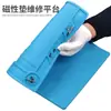 Alfombrilla de reparación personalizada, alfombrilla magnética de silicona, alfombrilla de posición de tornillos, alfombrilla de reparación, alfombrilla de trabajo para soldador, pistola de aire caliente y estación de soldadura