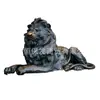 Leão Grande de Bronze Fundido para Exterior HSBC 2m Escultura de Animal Leão de Cobre Puro Ornamento de Porta