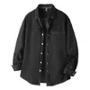 Camisa de Mezclilla para Hombre Chaqueta Casual 2026 Otoño Nueva Tendencia Corte Holgado Algodón Puro Manga Larga Camisa para Hombre Venta al por Mayor