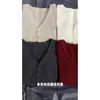 Tricô Coreano Novo 2025 Lã Pura Feminino Gola V Cor Sólida Suéter Slim Simples Manga Longa Top Básico