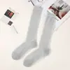 Meias Respiráveis de Cano Médio para Outono com Fios Dourados e Prateados, Meias Largas Estilo Ballet, Meias Finas de Malha Respirável Estilo Picante Doce Cool