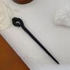 Horquilla para el cabello simple retro palillos para el cabello sentido de alta gama para mujer moderno una palabra horquilla para el cabello sándalo antiguo horquilla para sujetar el cabello joyería para la cabeza
