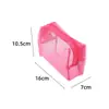 Bolsa de Maquiagem Transparente em Malha Tridimensional de Grande Capacidade, Bolsa Portátil para Armazenamento de Artigos de Higiene Pessoal em Viagem, Bolsa de Maquiagem, Bolsa Simples para Lápis de Sobrancelha