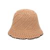 Chapéu de pescador feminino primavera e verão nova chegada feminina renda elegante chapéu de balde japonês simples chapéu protetor solar chapéu de bacia pequena showface
