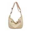 Bolso Bandolera Grande de Moda Estilo Harajuku 2025 Nuevo para Estudiante Universitaria Ligero Casual de Tela Bolso de Hombro