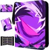 Álbum de Tarjetas Pequeño de 9 Ranuras Transfronterizo, Popular Álbum de Tarjetas de Pokémon Coreano, Portatarjetas de PU, Álbum de Almacenamiento de Tarjetas de Juego, Tarjetas Pequeñas