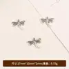 Pingente de Borboleta Pan Liga Acessórios Joias Artesanais DIY Pulseira Simples Acessórios para Colar Brincos Pingente de Borboleta