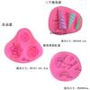 Molde de Silicona DIY Unicornio Arcoíris Flor Molde para Caramelo Pastel Horneado Herramienta para Caramelo Plegado a Mano Molde para Chocolate