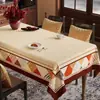 Mantel Estilo Americano, Impermeable, Resistente al Aceite, No Requiere Lavado, Resistente al Calor, Tacto de Lujo, Mantel para Mesa de Café, Protector de Escritorio