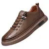 Zapatos Casuales para Hombre con Piel Suave y Suelas Blandas, Versátiles para Otoño e Invierno, Slip-On de Moda Zapatos Blancos para Conducir para Hombre