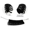Juego de 2 Medidores de Anillos Yingdu A- Z Negro Regla de Anillos Yingdu para Medición de Anillos
