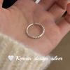 Anillo Sencillo Cortado de Plata S925 Estilo Igualador Wholesale Dongdaemun Coreano para Mujer Anillo para Dedo Índice Diseño de Nicho de Gama Alta
