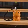 Souvenir de Navidad Talla en Madera de Ciprés Llavero Colgante Navideño Productos de Madera del Zodiaco de Dibujos Animados Dragón, Serpiente y Año del Caballo