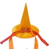 Sombrero de Bruja de Halloween Sombrero de Bruja con Cinta para Mascarada Decoración de Plumas Sombrero de Flores Sombrero de Bruja Sombrero de Fiesta Mágica