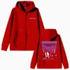 Sudadera con cremallera de banda de Rock Heavy Metal Black Sabbath Sudadera con gráfico de Ozzy Osbourne para hombre