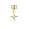 Pulsera con Colgante de Collar para Módulo Cruzado, Colgante de Pulsera Estilo Italiano con Lazo y Estrella, Adornos, Accesorios