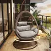 Mesa e Cadeiras de Lazer para Varanda, Cadeira Suspensa para Varanda, Balanço Familiar ao Ar Livre para Pátio, Balanço Duplo Cadeira de Balanço, Pátio Externo