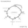 Moda Transfronteriza Europea y Americana Pulsera con Incrustaciones de Diamantes Más Vendida Sr. Xiao's Delivery Versátil Acero de Titanio Chapado en Oro de 18k Color Duradero Venta al por Mayor